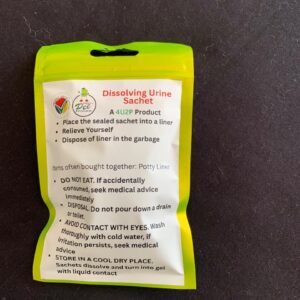 Dissolving Urine Sachet