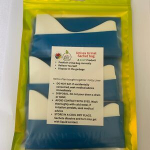 Unisex Unrinal Sachet Bag